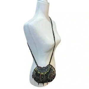 Amen Wardy Aspen Designer Beaded clutch Purse